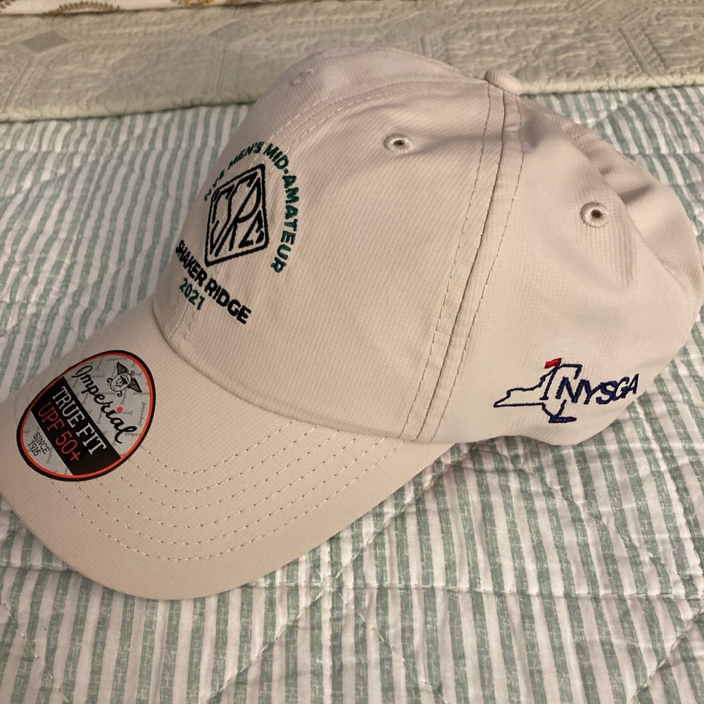 New SHAKER RIDGE 2021 NYS Men’s Mid-Amateur IMPERIAL SPF 50+ Velcro Fit Cap